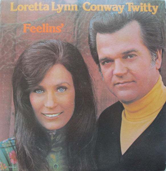 Conway Twitty & Loretta Lynn : Feelins' (LP, Album, Pin)