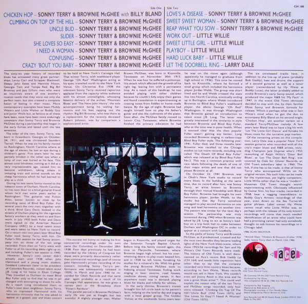 Sonny Terry & Brownie McGhee With Little Willie (6), Larry Dale Featuring Billy Bland : Old Town Blues Vol. 1 (LP, Comp, Mono)