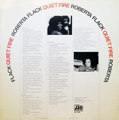 Roberta Flack : Quiet Fire (LP, Album, MO)