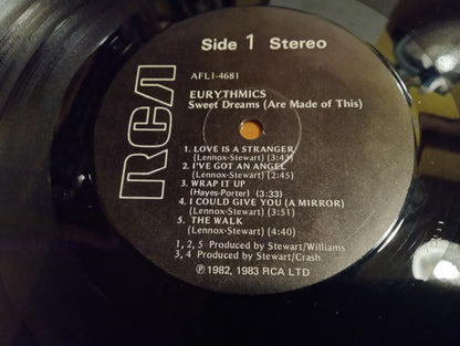Eurythmics : Sweet Dreams (Are Made Of This) (LP)