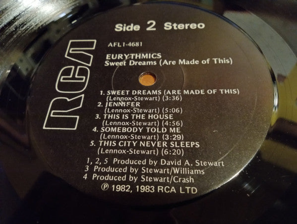 Eurythmics : Sweet Dreams (Are Made Of This) (LP)