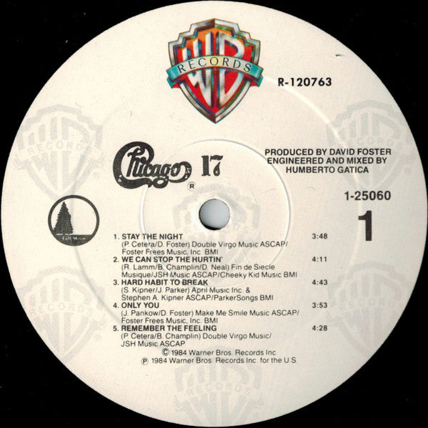 Chicago (2) : Chicago 17 (LP, Album, Club, Spe)