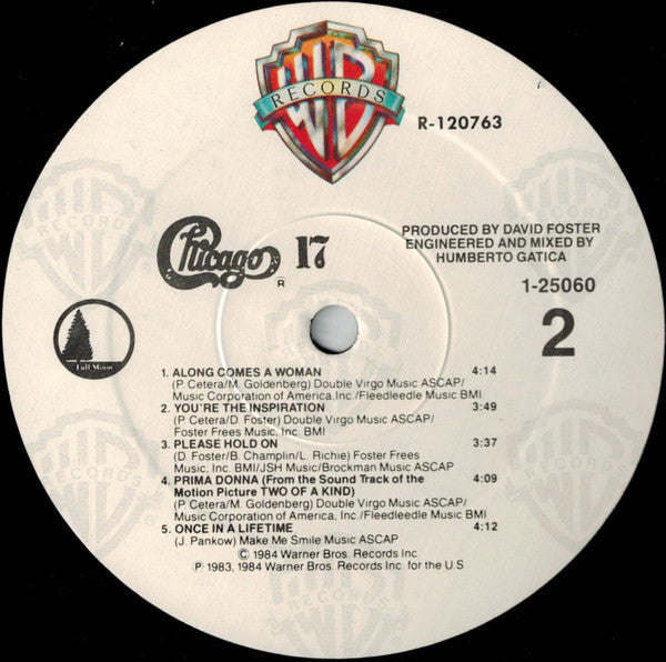 Chicago (2) : Chicago 17 (LP, Album, Club, Spe)