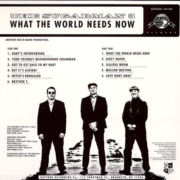 Sugarman 3 : What The World Needs Now (LP, Album, Mono)