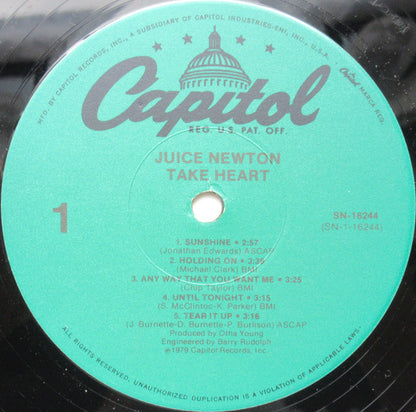 Juice Newton : Take Heart (LP, RE)