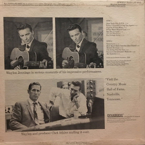 Waylon Jennings : Jewels (LP, Album, Roc)