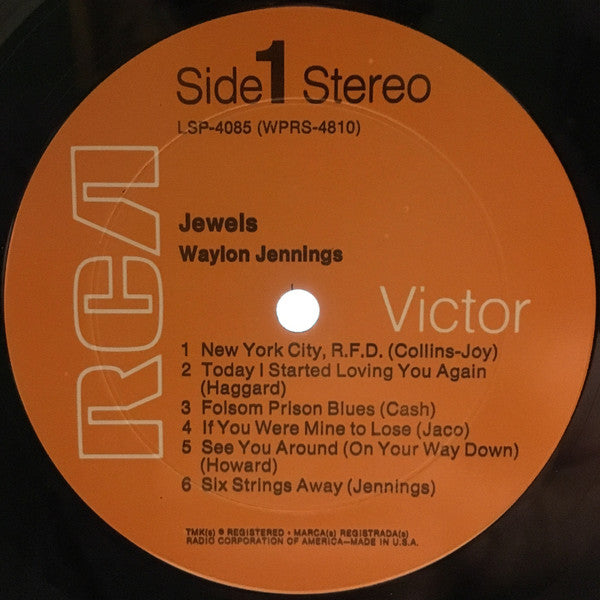 Waylon Jennings : Jewels (LP, Album, Roc)