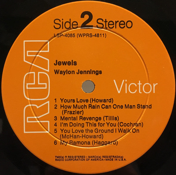 Waylon Jennings : Jewels (LP, Album, Roc)
