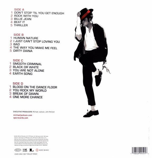 Michael Jackson : Number Ones (2xLP, Comp, RM)