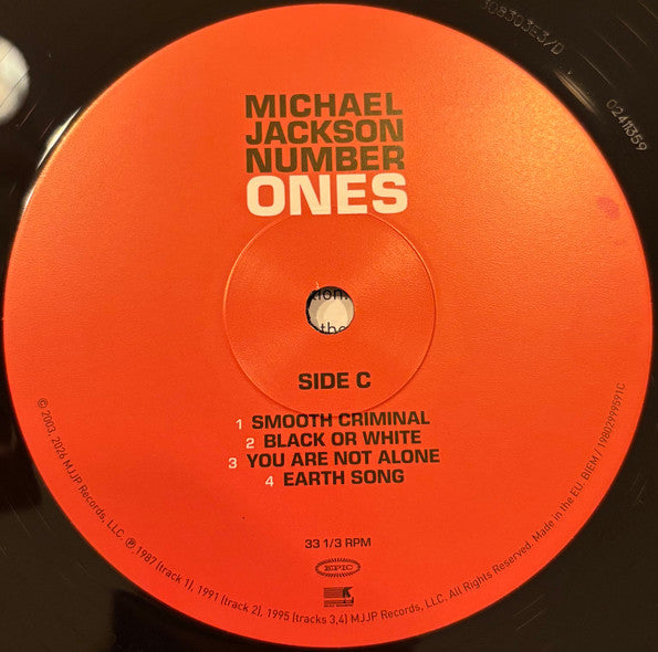 Michael Jackson : Number Ones (2xLP, Comp, RM)