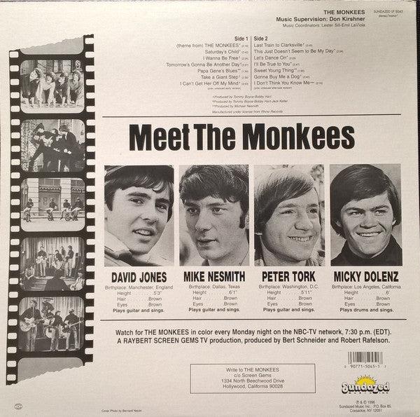 The Monkees : The Monkees (LP, Album, Mono, Ltd, RE, "Ge)
