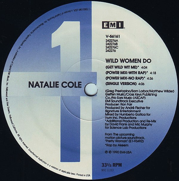 Natalie Cole : Wild Women Do (12")