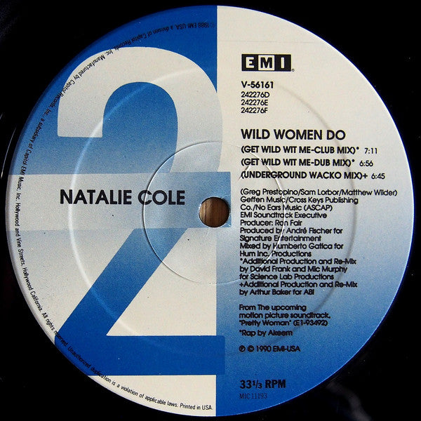 Natalie Cole : Wild Women Do (12")