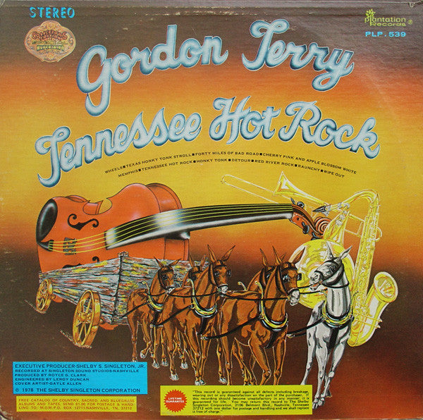 Gordon Terry : Tennessee Hot Rock (LP, Gre)