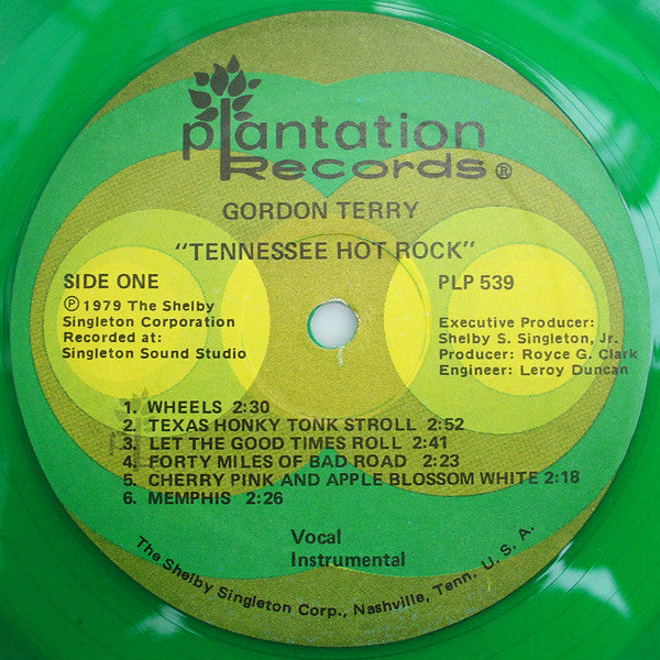 Gordon Terry : Tennessee Hot Rock (LP, Gre)