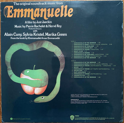 Pierre Bachelet : Emmanuelle - The Original Sound Track (LP, Album)