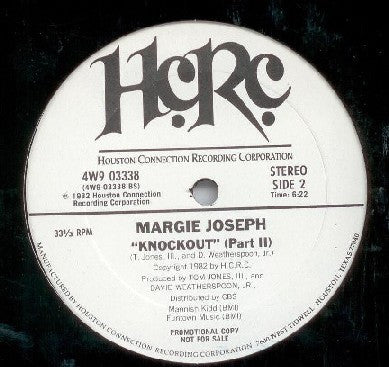 Margie Joseph : Knockout (12", Promo)