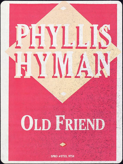 Phyllis Hyman : Old Friend / Screaming At The Moon (12", Promo)