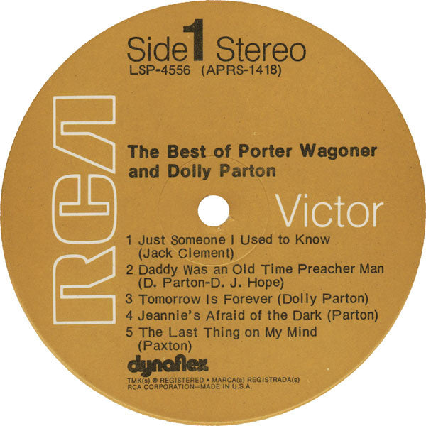 Porter Wagoner And Dolly Parton : The Best Of Porter Wagoner & Dolly Parton (LP, Comp)
