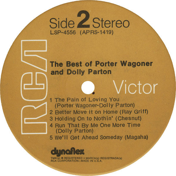 Porter Wagoner And Dolly Parton : The Best Of Porter Wagoner & Dolly Parton (LP, Comp)