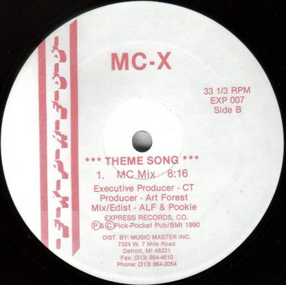 MC-X (2) : All Men Are Created Equal (12")