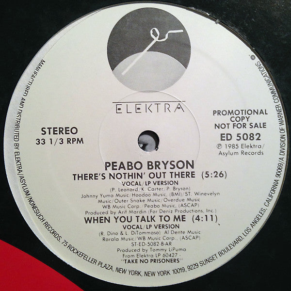 Peabo Bryson : There's Nothin' Out There (Remix Version) (12", Promo)