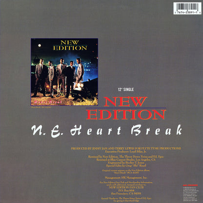 New Edition : N.E. Heart Break (12", Single)