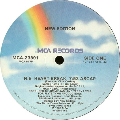 New Edition : N.E. Heart Break (12", Single)