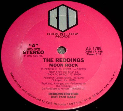 The Reddings : Moon Rock (12", Promo)