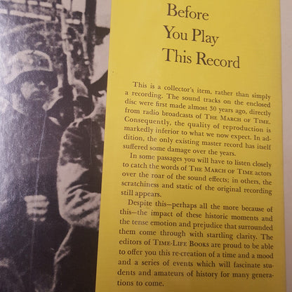 The Editors Of Time : Time Capsule: The March Of Time: World War II (LP, Mono)