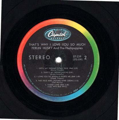Ferlin Husky : That's Why I Love You So Much (LP, Album)