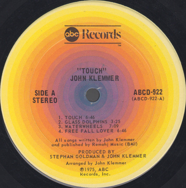 John Klemmer : Touch (LP, Album, San)