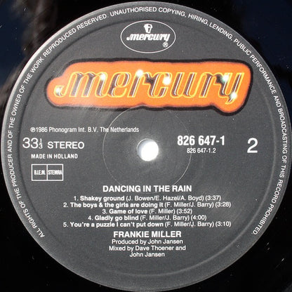 Frankie Miller : Dancing In The Rain (LP, Album)