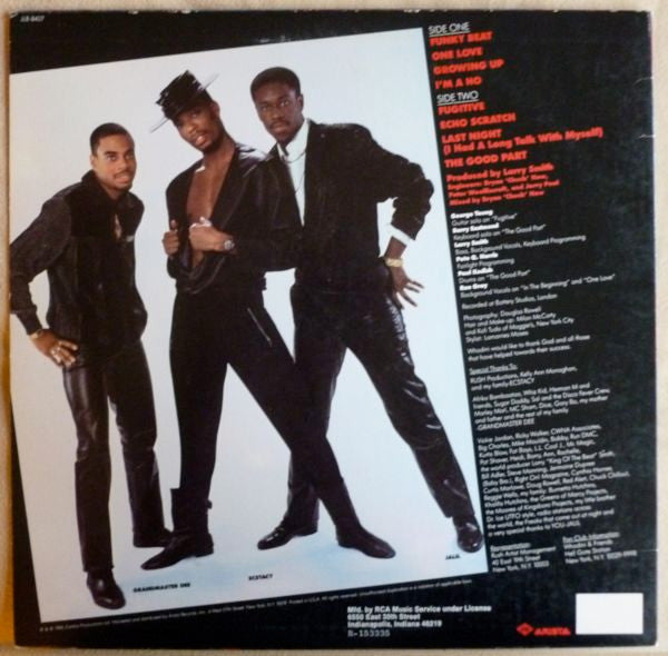 Whodini : Back In Black (LP, Album, Club, RCA)