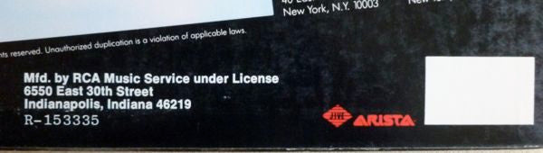 Whodini : Back In Black (LP, Album, Club, RCA)