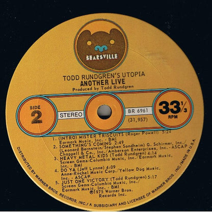 Utopia (5) : Another Live (LP, Album, Ter)