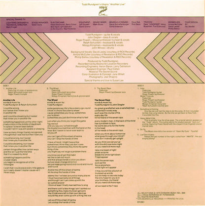 Utopia (5) : Another Live (LP, Album, Ter)