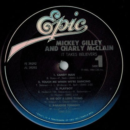 Mickey Gilley And Charly McClain : It Takes Believers (LP, Album)