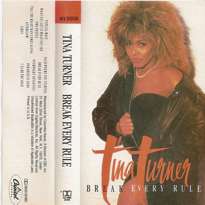 Tina Turner : Break Every Rule (Cass, Album, Club)