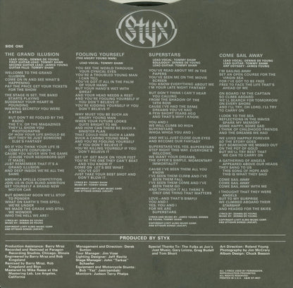 Styx : The Grand Illusion (LP, Album, Club, RE, Ind)
