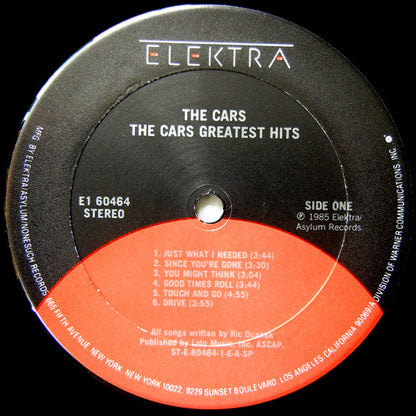 The Cars : The Cars Greatest Hits (LP, Comp, Club)
