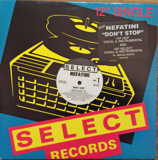 Nefatini : Don't Stop (12", Promo)