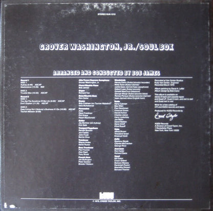 Grover Washington, Jr. : Soul Box (2xLP, Album + Box)