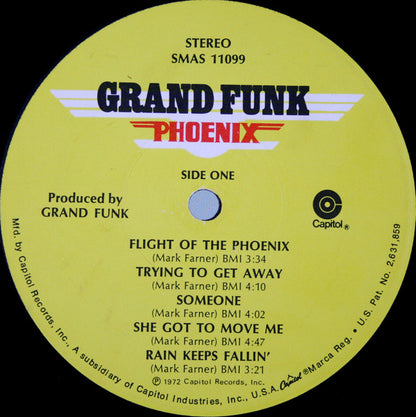 Grand Funk Railroad : Phoenix (LP, Album, Jac)