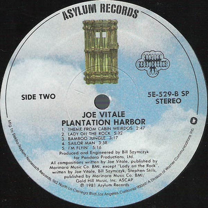 Joe Vitale : Plantation Harbor (LP, Album, Spe)