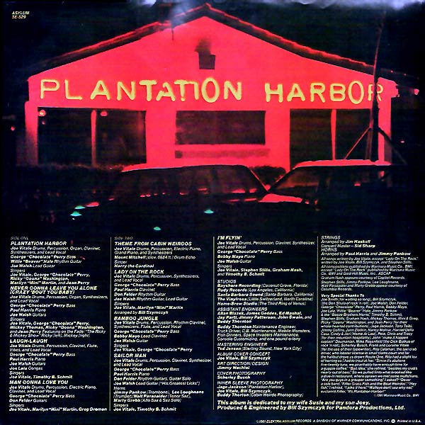 Joe Vitale : Plantation Harbor (LP, Album, Spe)