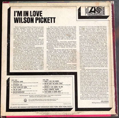 Wilson Pickett : I'm In Love (LP, Album, Mono)