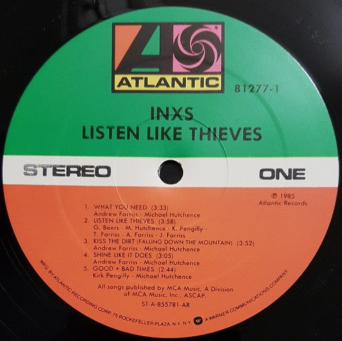 INXS : Listen Like Thieves (LP, Album, All)