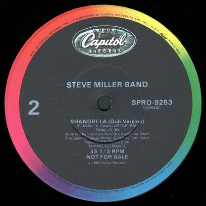 Steve Miller Band : Shangri-La (12", Promo)