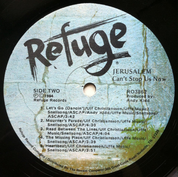 Jerusalem (3) : Can't Stop Us Now (LP, Album)